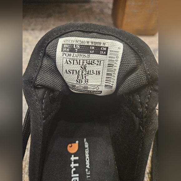 Carharrt Mens Sneakers Carbon Safety Toe - Picture 7 of 8